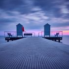 Sonnenaufgang am Strand von Laboe