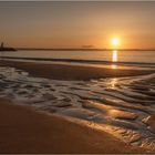 Sonnenaufgang am Strand von Lagos