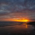 Sonnenaufgang am Strand von Nes