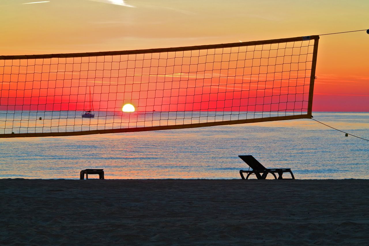 Sonnenaufgang am Strand von Pampelonne 3