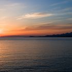 Sonnenaufgang am Strand von Rethymnon auf Kreta