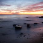 Sonnenaufgang am Strand von Sellin