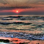 Sonnenaufgang am Strand von Thiessow