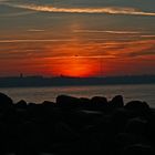 Sonnenaufgang am Strand von Wasserleben