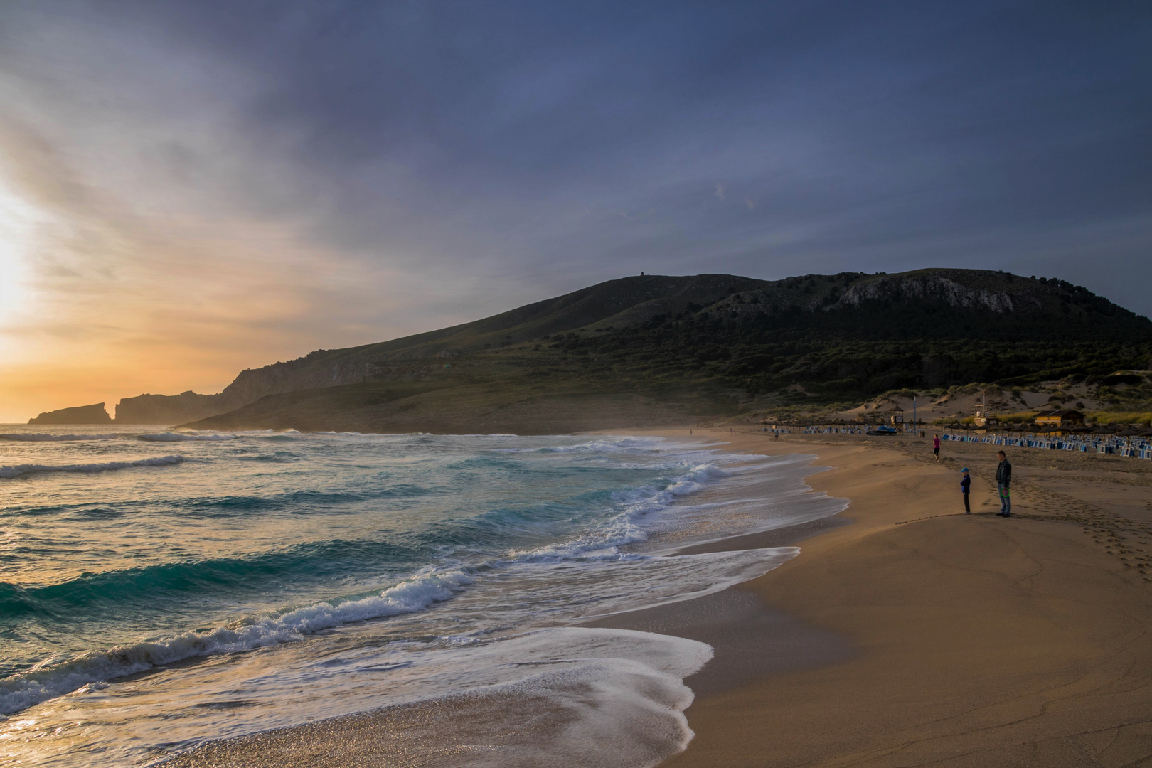 Sonnenaufgang am Strand/Mallorca