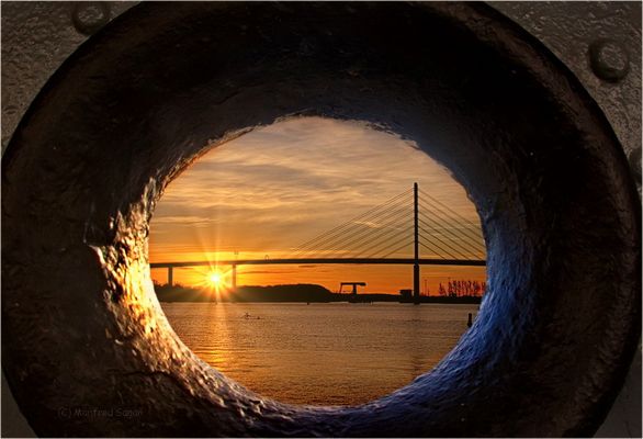 Sonnenaufgang am Strelasund