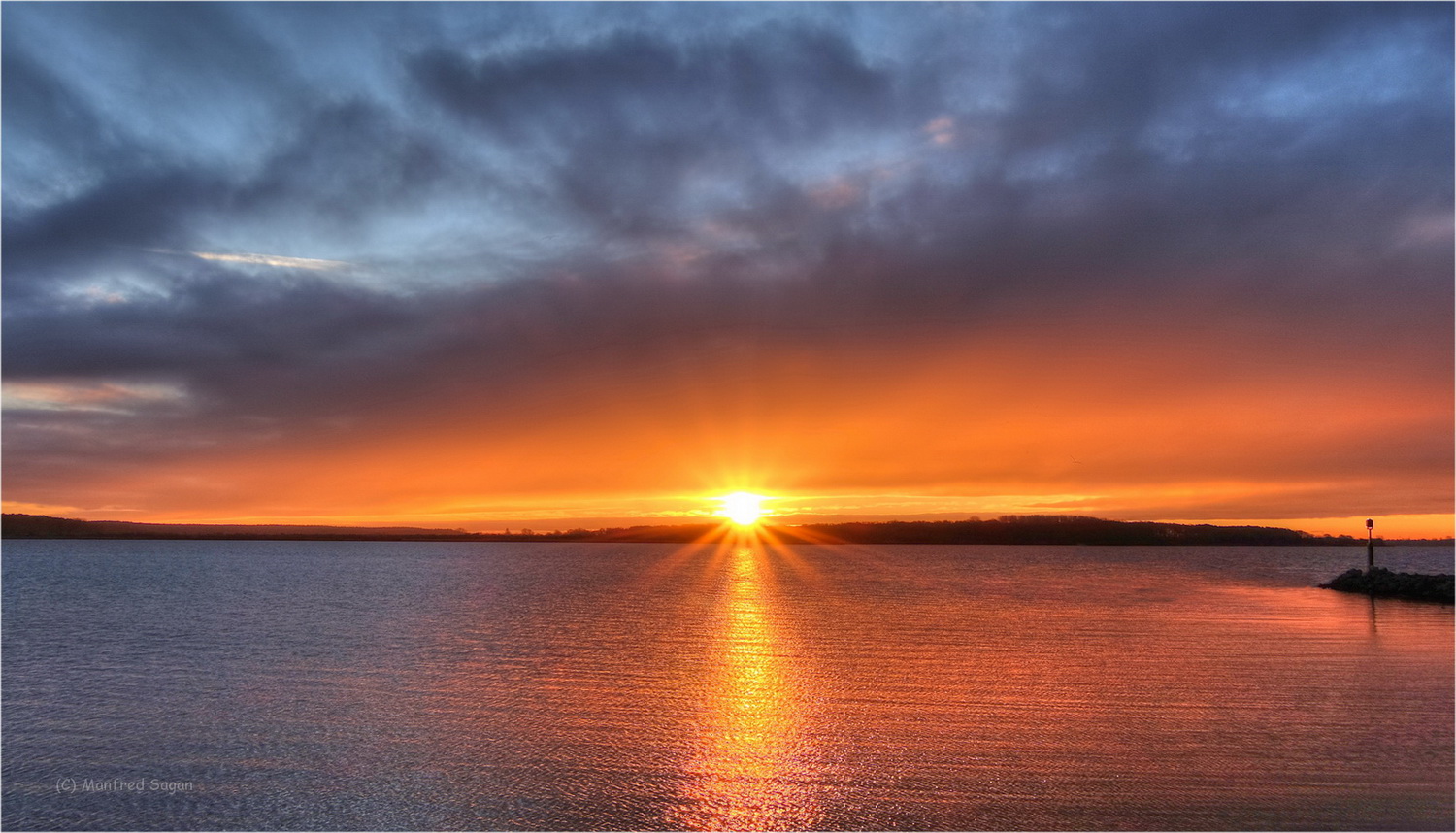 Sonnenaufgang am Strelasund