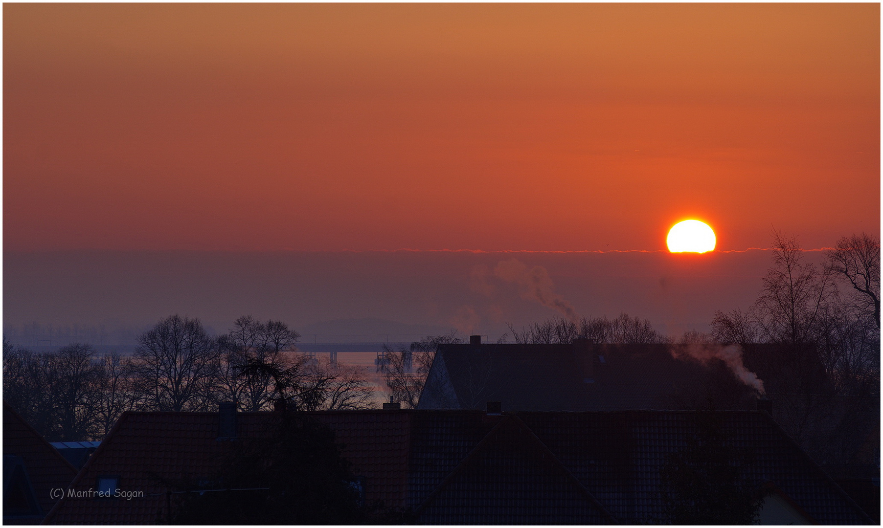 Sonnenaufgang am Strelasund