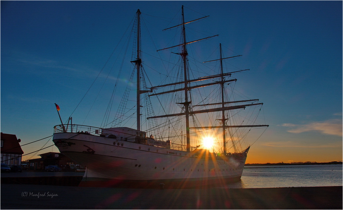 Sonnenaufgang am Strelasund