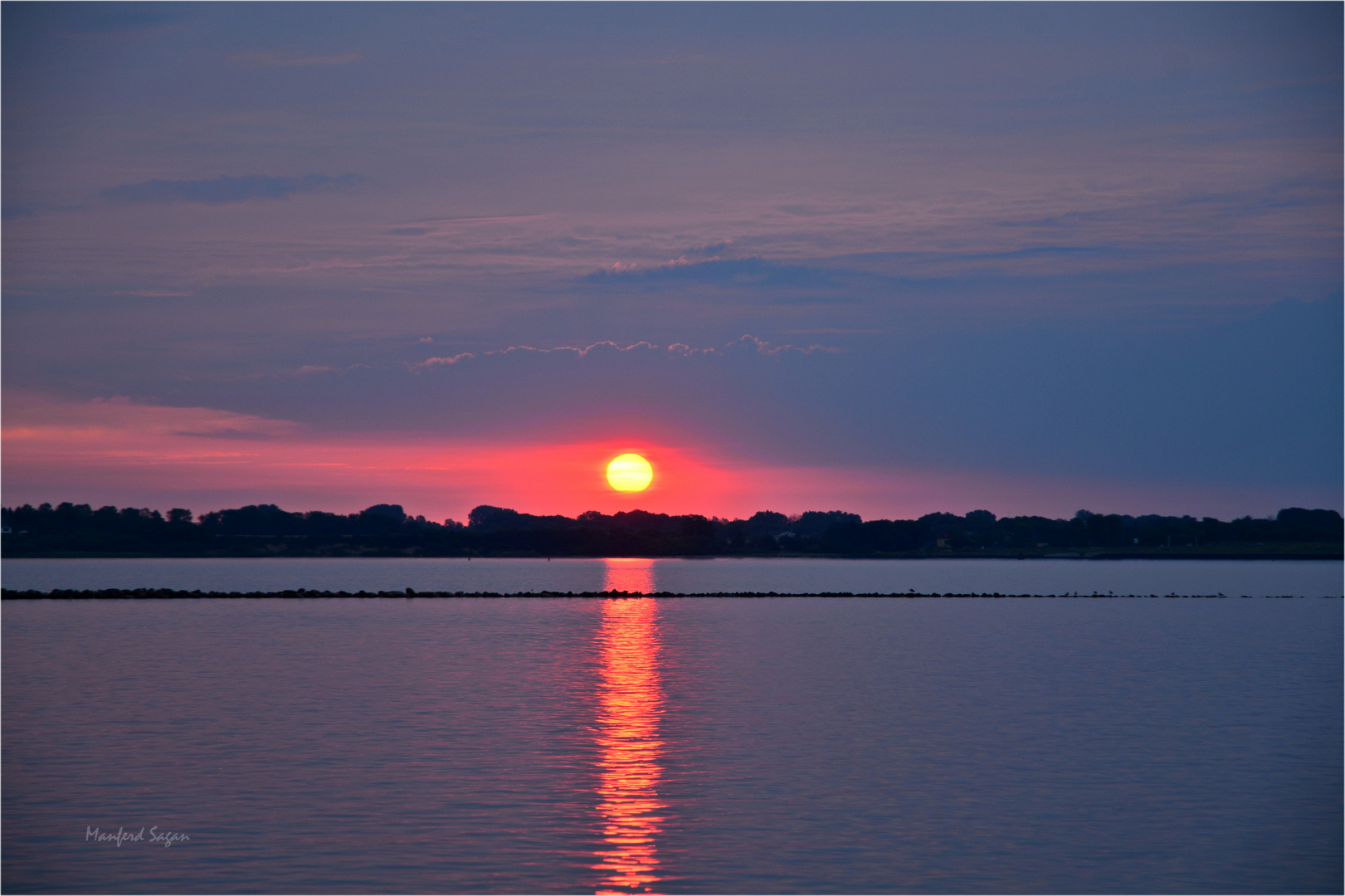 Sonnenaufgang am Strelasund