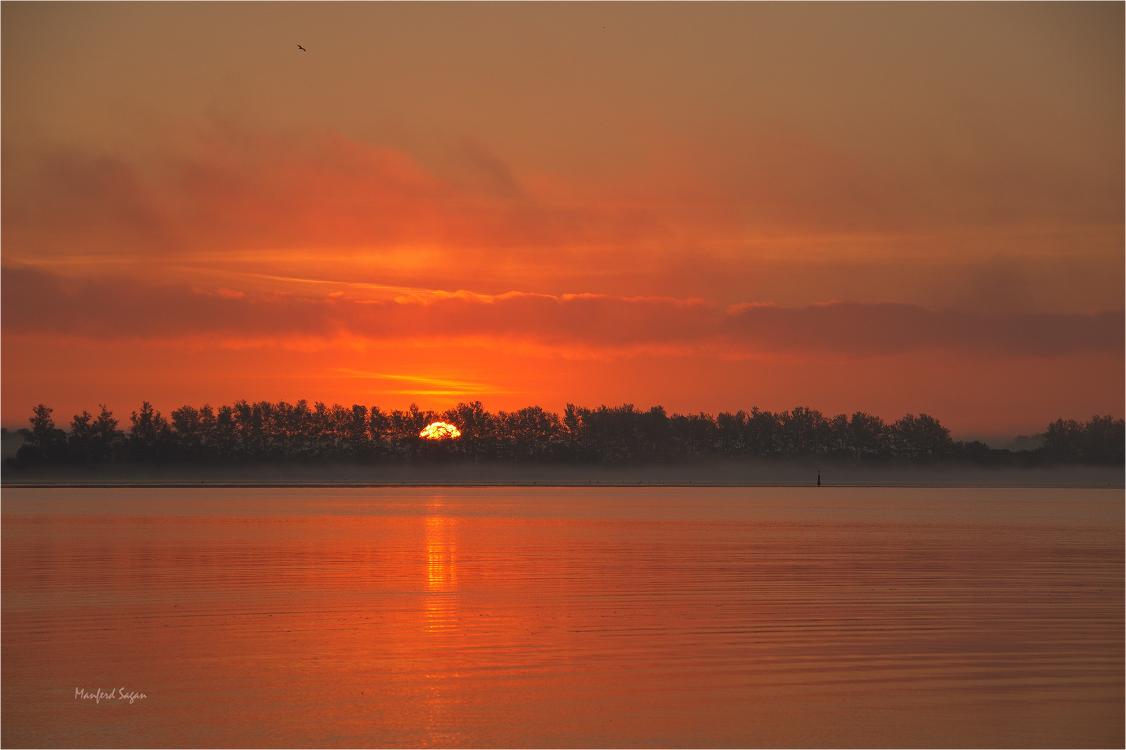 Sonnenaufgang am Strelasund...