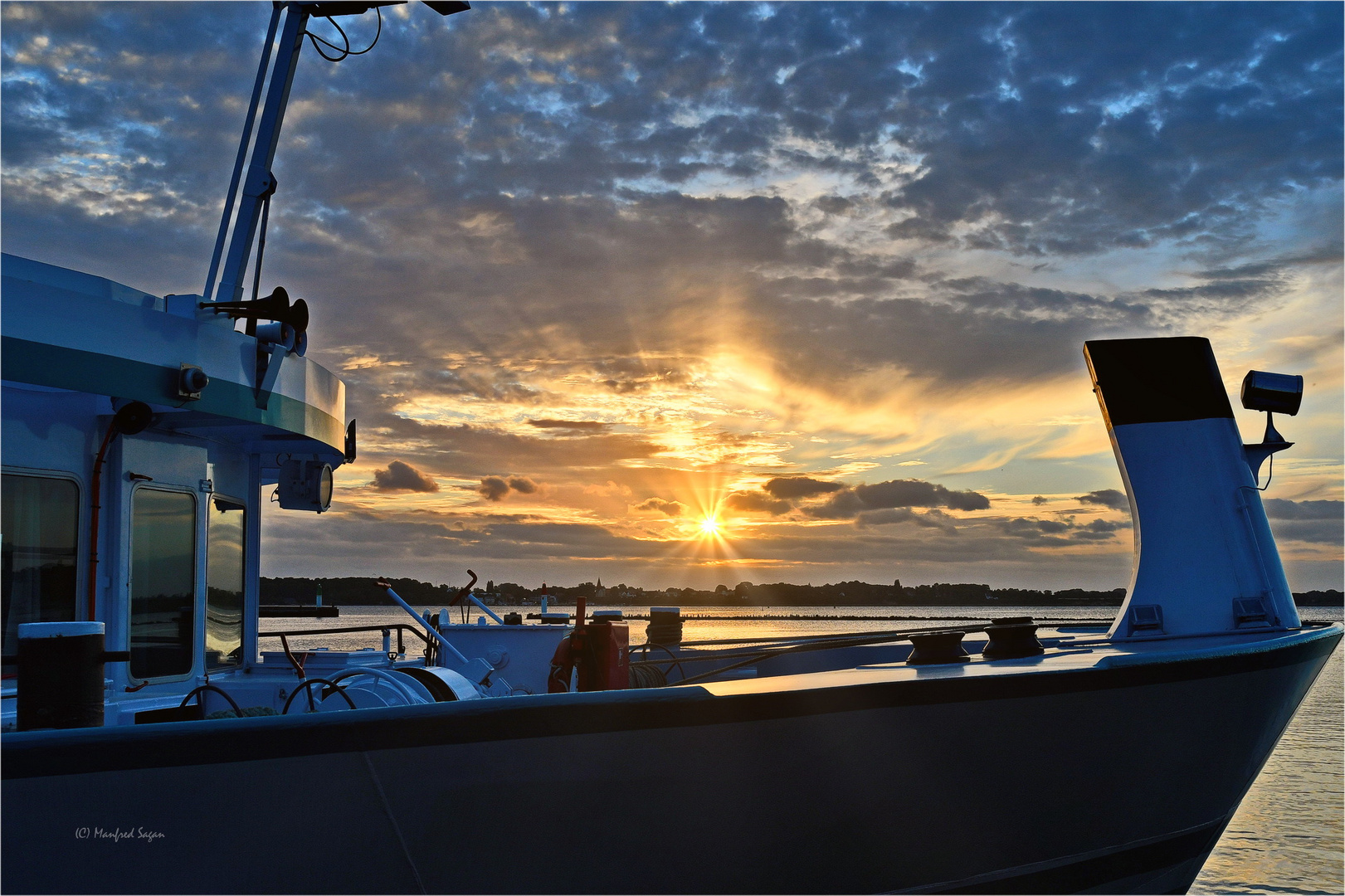 Sonnenaufgang am Strelasund...