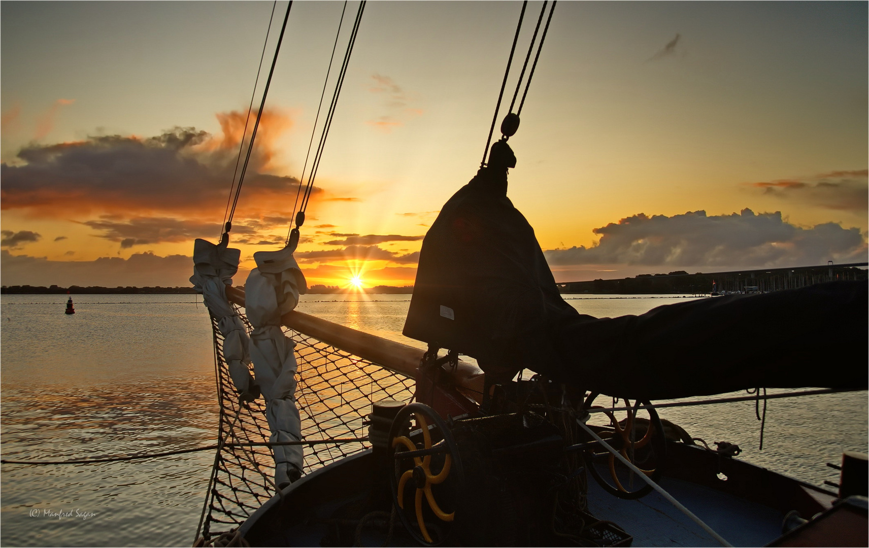 Sonnenaufgang am Strelasund