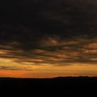 Sonnenaufgang am Stuttgarter Flughafen