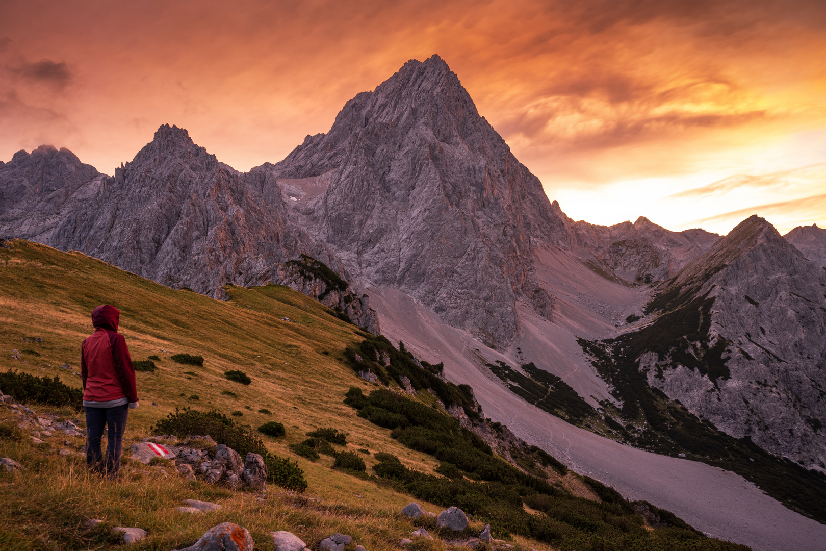 Sonnenaufgang am Sulzenkarlschneid