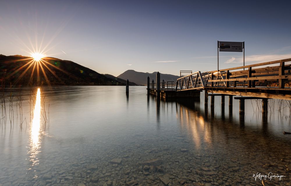 Sonnenaufgang am Tegernsee 