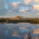 Sonnenaufgang am Teich