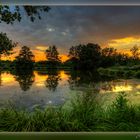 Sonnenaufgang am Teich