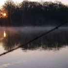 Sonnenaufgang am Teich