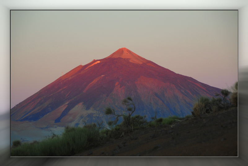 Sonnenaufgang am Teide am 11.8.06