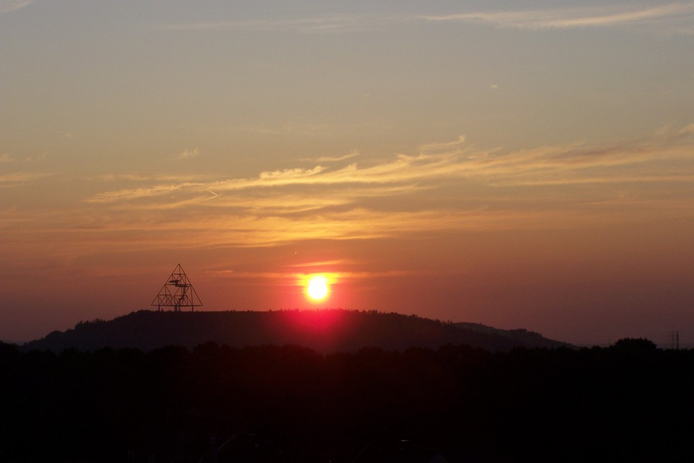 Sonnenaufgang am Tetraeder