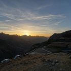 Sonnenaufgang am Timmelsjoch