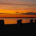 Sonnenaufgang am Timmendorfer Strand morgens zwischen 6 und 7 Uhr