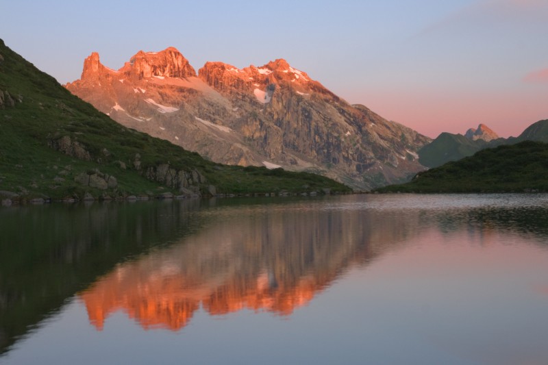 Sonnenaufgang am Tobelsee