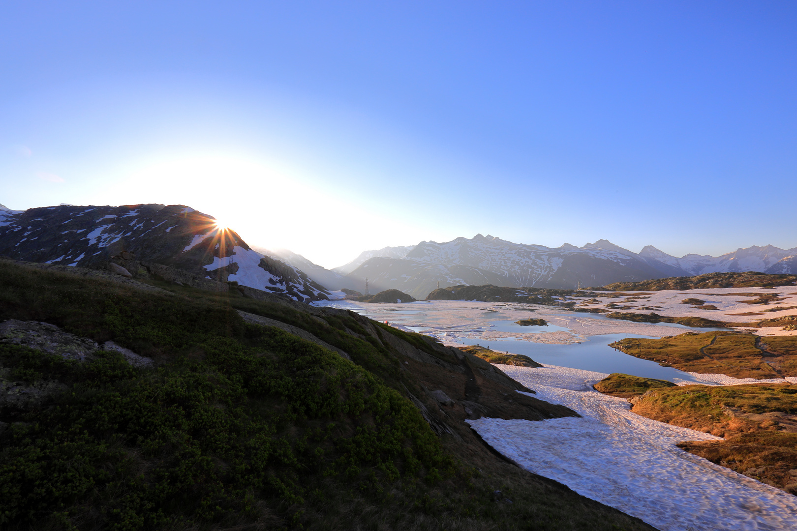 Sonnenaufgang am Totensee