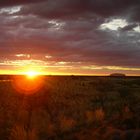 Sonnenaufgang am Uluru