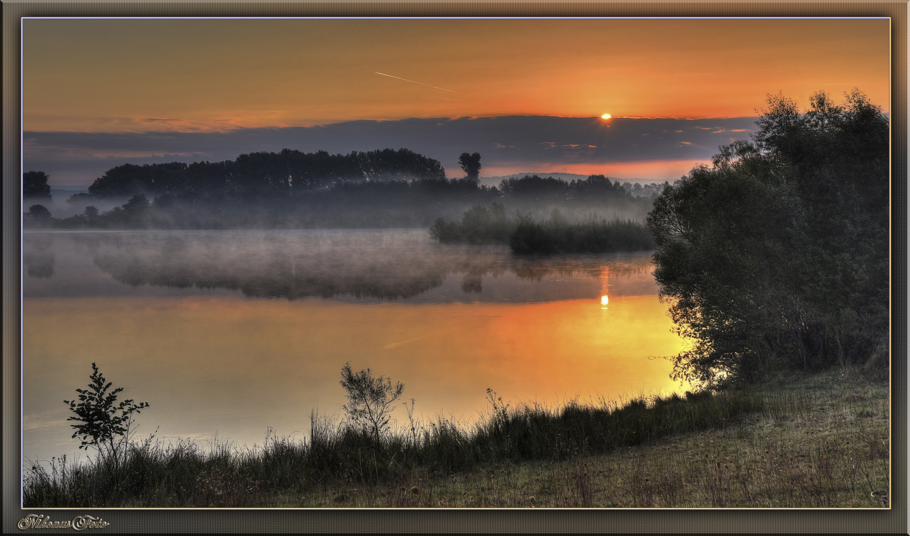 Sonnenaufgang am unteren Knappensee 2