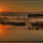 Sonnenaufgang am unteren Knappensee