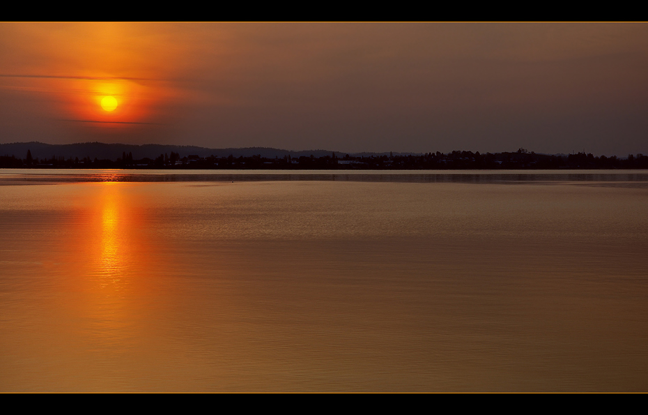 Sonnenaufgang am Untersee