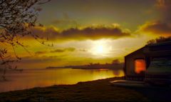 Sonnenaufgang am Veluwemeer