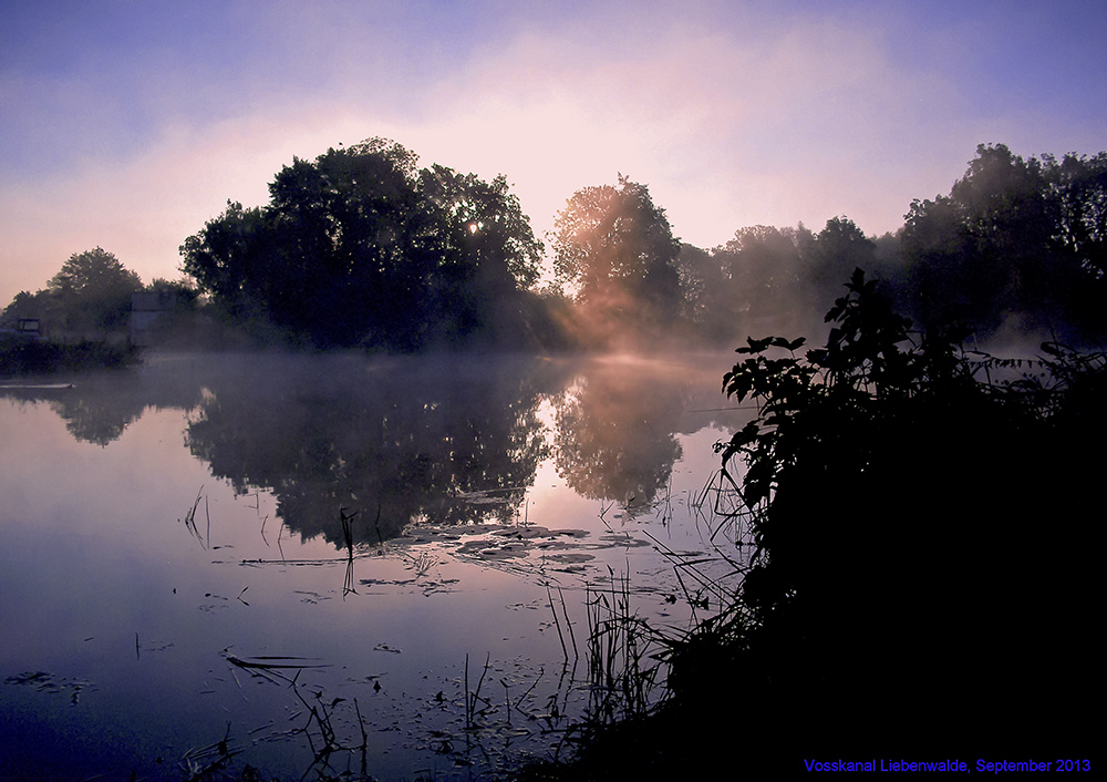 Sonnenaufgang am Vosskanal