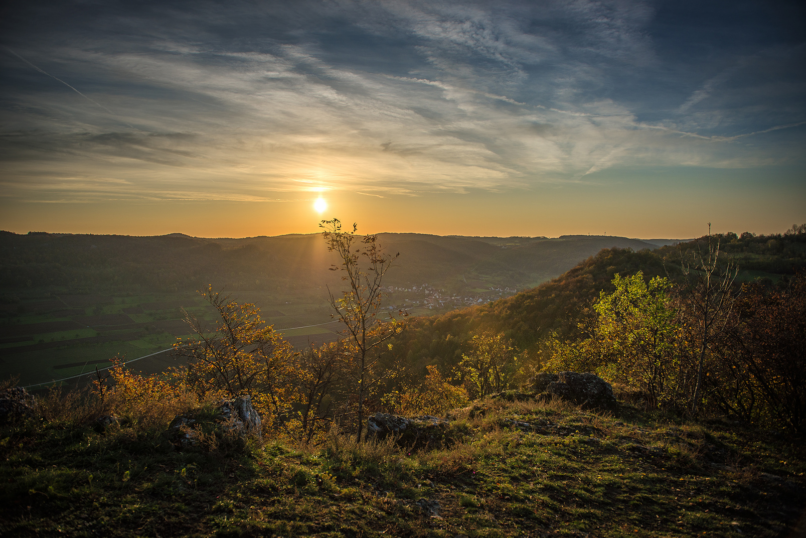 Sonnenaufgang am Walberla