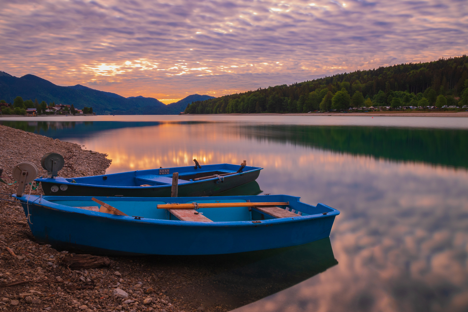 Sonnenaufgang am Walchensee