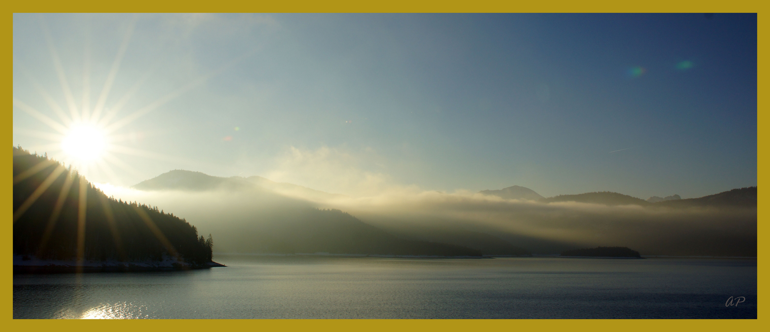 Sonnenaufgang am Walchensee