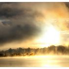 Sonnenaufgang am Waldschacher See