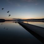 Sonnenaufgang am Wallersee