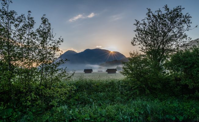 Sonnenaufgang am Wank