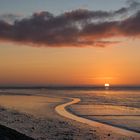 Sonnenaufgang am Wattenmeer