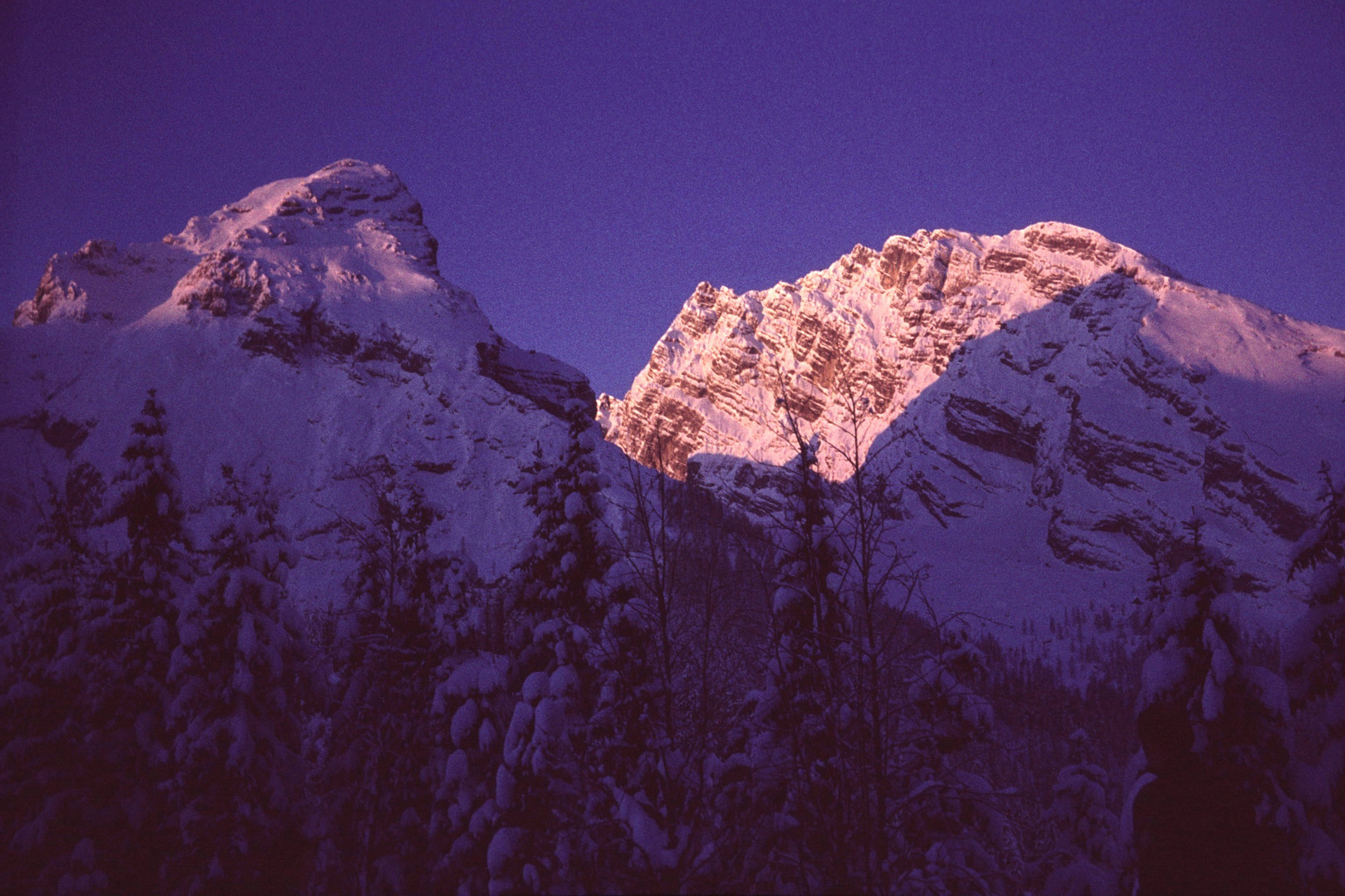 Sonnenaufgang am Watzmann