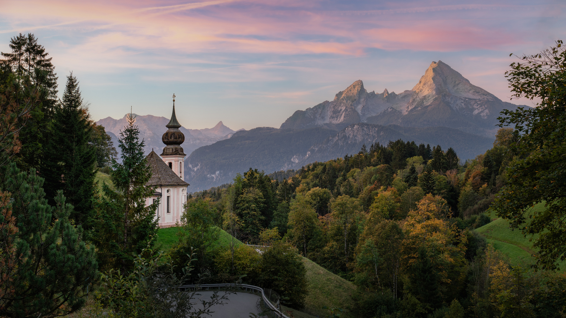 Sonnenaufgang am Watzmann