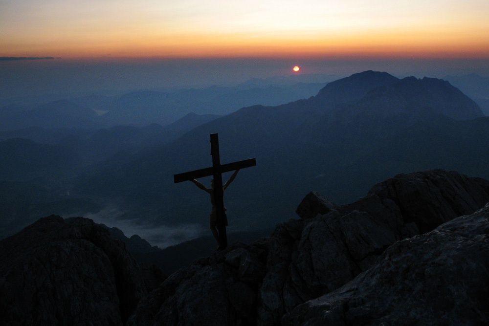 Sonnenaufgang am Watzmann/Hocheck