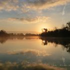 Sonnenaufgang am Weiher