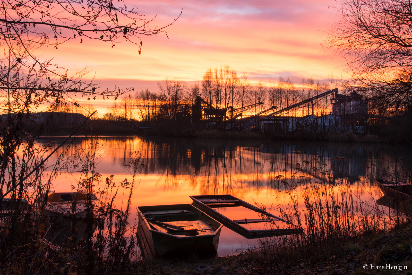 Sonnenaufgang am Weihnachtstag