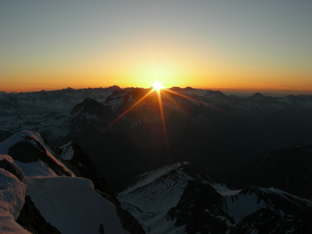 Sonnenaufgang am Weißeck