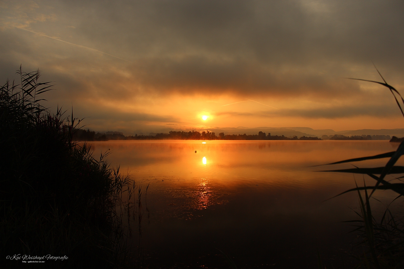 Sonnenaufgang am Werratalsee