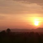 Sonnenaufgang am Weserradweg - Polle